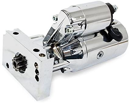 A-Team Performance Small Block Big Block 3.0 HP High Torque Starter Compatible with Chevrolet BB GEN. II, V, VI V8, SB GEN. I V8, Chrome