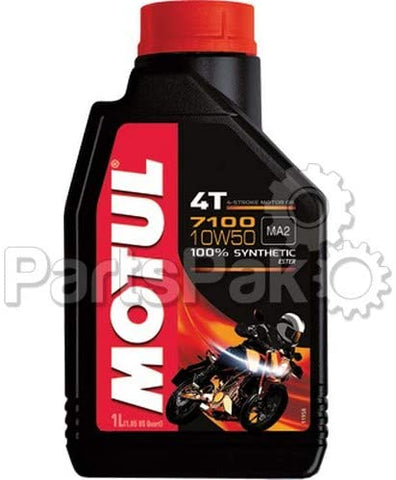 Motul 104097 7100 Synthetic Oil 10w-50 Liter