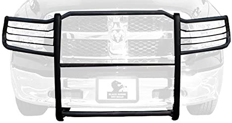 BLACK HORSE 17DG109MA Black Grille Guard, 1 Pack