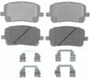 ACDelco 14D923CH Advantage Ceramic Front Disc Brake Pad Set with Hardware