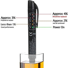 Houkiper Brake Fluid Liquid Tester Pen with 5 LED Indicators,Hydraulic Fluid/Liquid/Oil Moisture Analyzer, Auto Brake Diagnostic Testing Tool Brakes Calibrated for DOT3 DOT4 Brake Fluid