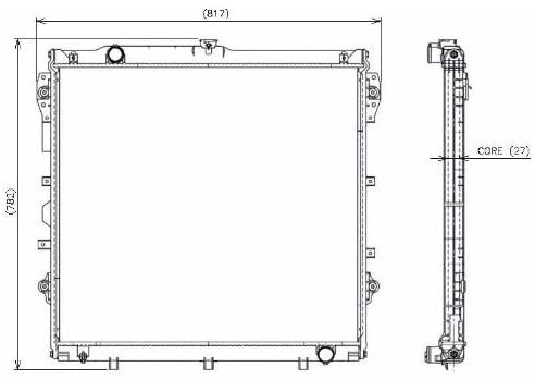 Denso 221-3150 Radiator