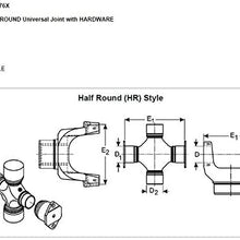 Spicer 5-676X Universal Joint Kit, 1810 Series