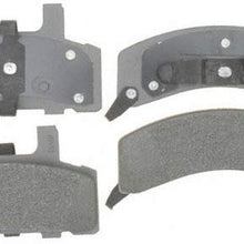 ACDelco 14D369MX Advantage Severe Duty Organic Front Disc Brake Pad Set