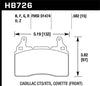 Hawk Performance (HB726B.582) High Performance Street 5.0 Brake Pad