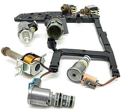 4L60E 4L65E Remanfactured Transmission Solenoid Kit W/Harness Compatible with 2003-2005