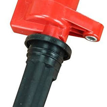 Dragon Fire Race Series High Performance Ignition Coil on Plug COP Pencil Pack Compatible Replacement For 2000-2005 Lincoln LS and Jaguar S-Type Oem Fit C517-DF