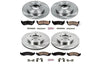 Power Stop KOE1443 Autospecialty Front and Rear Replacement Brake Kit-OE Brake Rotors & Ceramic Brake Pads