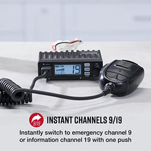 Cobra 19 MINI Recreational CB Radio - Emergency Radio, Travel Essentials, Instant Channel 9, 4-Watt Output, Full 40 Channels, Time Out Timer