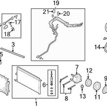 Genuine Ford AL1Z-19702-A Condenser Mount Bracket