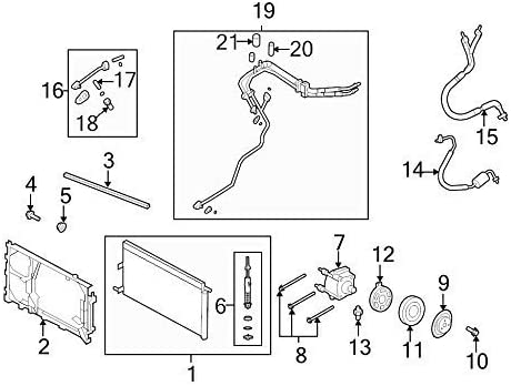 Genuine Ford AL1Z-19702-A Condenser Mount Bracket