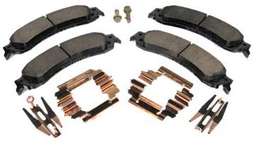 ACDelco 171-659 GM Original Equipment Rear Disc Brake Pad Kit with Brake Pads, Clips, and Bolts