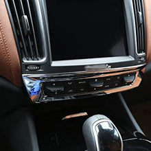 wroadavee Inner Console Air Conditioner Button Frame Cover Trim for Maserati Levante 2016-2019