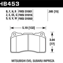 Hawk Performance HB453B.585 HPS 5.0 Disc Brake Pad