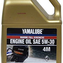 Yamalube LUB-05W30-FC-04 5W-30 Outboard Full Synthetic 4M FC-W Engine Oil (CASE OF 4)