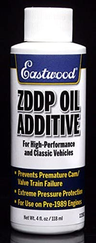 Eastwood ZDDP Oil Additive Premature NonRoller Lifter Deterioration 4 oz
