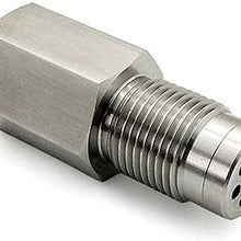 O2 Sensor For Check Engine Light Adapter Plug Spacer with Built-in Mini M18X1.5 Catalytic Converter