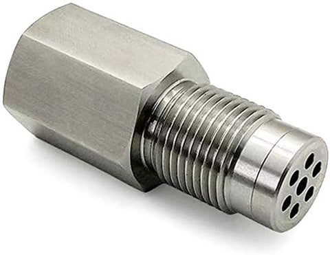 O2 Sensor For Check Engine Light Adapter Plug Spacer with Built-in Mini M18X1.5 Catalytic Converter