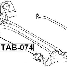 4872512560 - Arm Bushing (for Rear Control Arm) For Toyota - Febest