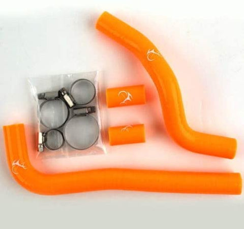 Silicone Radiator Hose Kit For Honda Crf150 Crf 150 2007-2015 08 09 10 12 Motorcycle 4 Colors (Orange)