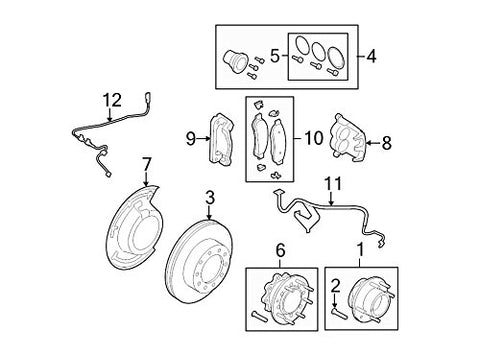 Ford DC3Z-2001-E, Disc Brake Pad