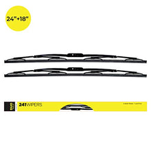 AutoTex M6-2418 M6Pro Premium Windshield Wiper Blade (24" and 18"), 2 Pack