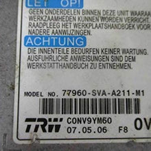 REUSED PARTS Bag Control Module Coupe Fits 06-11 Civic 77960-SVA-A211-M1 77960SVAA211M1