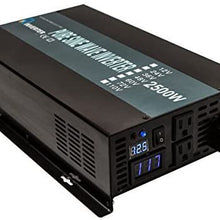 WZRELB Pure Sine Wave 5000W (10000W Surge) 24V Power Inverter DC to AC Power - Solar, RV, RBP-S500024