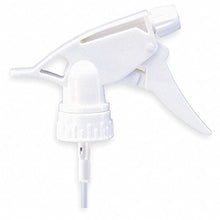 9-1/4"White, Plastic Upside Down Trigger Sprayer, 12 Pack