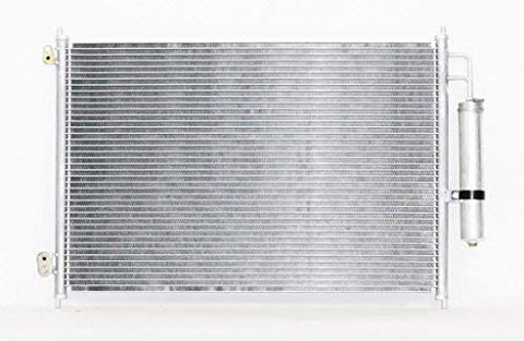A/C Condenser - Pacific Best Inc For/Fit 3680 08-15 Nissan Rogue w/Receiver & Dryer