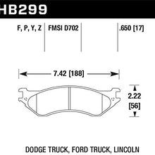 Hawk Performance HB299F.650 HPS Performance Ceramic Brake Pad