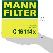 Mann Filter C 16 114 X Air Filter