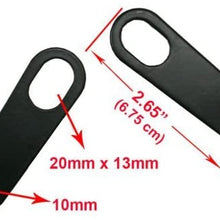 Unlimited Rider 2PCS Black Steel Motorcycle Indicator Rear Turn Signal Relocation Bracket Light Lamp Holder Shock Brackets for Harley Racer Bobber Chopper Old School Cafe Racer