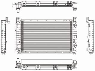 Chevy Silverado 5.3L 6.0L Replacement Radiator With Automatic Transmission