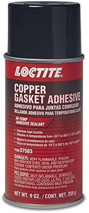 Loctite Copper 9 Ounce 502911 Gasket High Temperature Adhesive Sealant Aerosol Can, 9-oz