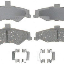 ACDelco 14D750CH Advantage Ceramic Rear Disc Brake Pad Set with Hardware