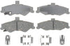 ACDelco 14D750CH Advantage Ceramic Rear Disc Brake Pad Set with Hardware