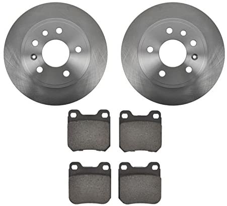 Rear Ceramic Brake Pads & Rotors Kit for Saturn L Series Saab 900 9-3