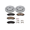 Power Stop KOE142 Autospecialty Front Replacement Brake Kit-OE Brake Rotors & Ceramic Brake Pads