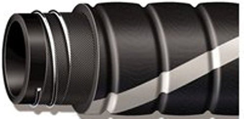 Gates 46910505 Type P EPDM Hot Air Blower Material Handing Hose, 85 Maximum Pressure, 100' Length, 3.50