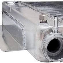 Maxx Power Chevy Style Tri Flow Aluminum Radiator 28 Inch 3 Pass Cooling