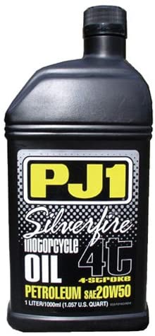 PJH 9-50-PET SILVERFIRE 20W50 PREMIUM PETROLEUM MOTOR OIL 4T,1 LITER
