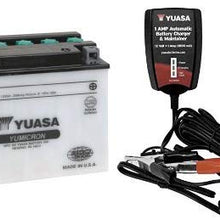 Yuasa YUAM2218C Y50N18L-A-CX Battery and Automatic Charger Bundle
