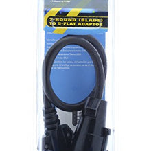Optronics A57WH 5 Flat 7 Round 16" Cable Adaptor and Plug