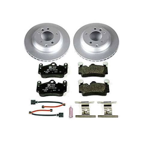 Power Stop ESK5312 Rear Euro-Stop Brake Kit Porsche Audi Volkswagen