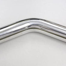 Autobahn88 Aluminum Alloy Pipe, 45 Degree, OD 2" (51mm), L 12" (300mm), Chrome Polish, fits for Intercooler Pipe, Intake Pipe, and Universal Use