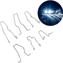 Universal Headlight Retainer Spring Clips Clamp Headlamp Dip Dipped Beam Bulb Hoder (Set of 6)