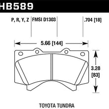 Hawk Performance HB589Z.704 Performance Ceramic Brake Pad