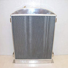 MONROE RACING U0133 64mm 3 core aluminum radiator+16" fan for 1932 FORD HIBOY HI-BOY CHEVY engine