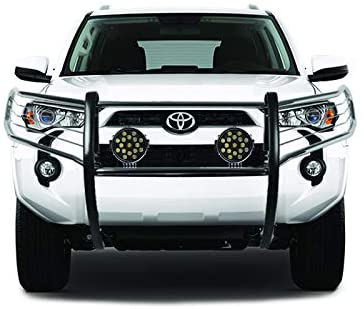 Black Horse Off Road 17TU31MSS-PLB Stainless Steel Grille Guard Kit with 7